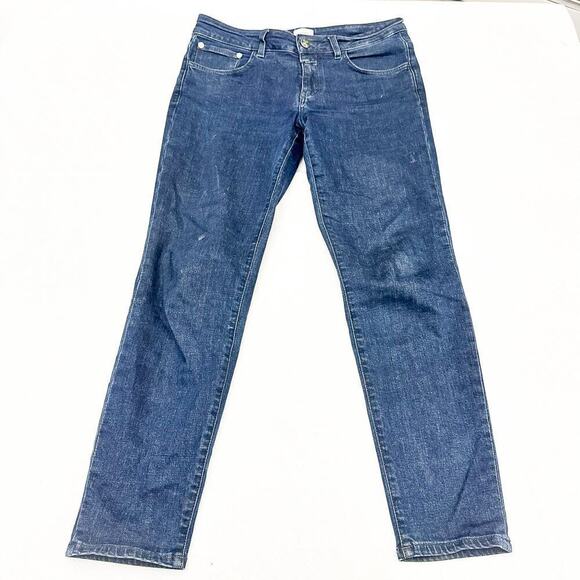 CLOSED Dark Wash Slim Tapered Leg Dark Wash Denim Jeans Size 29 Italy - Picture 2 of 8